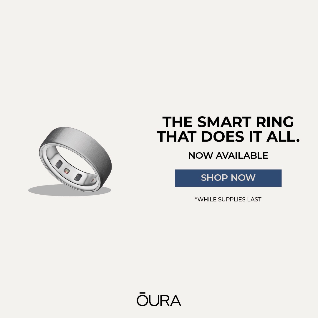 The Smart Ring That Does It All, Oura Ring Static Ad