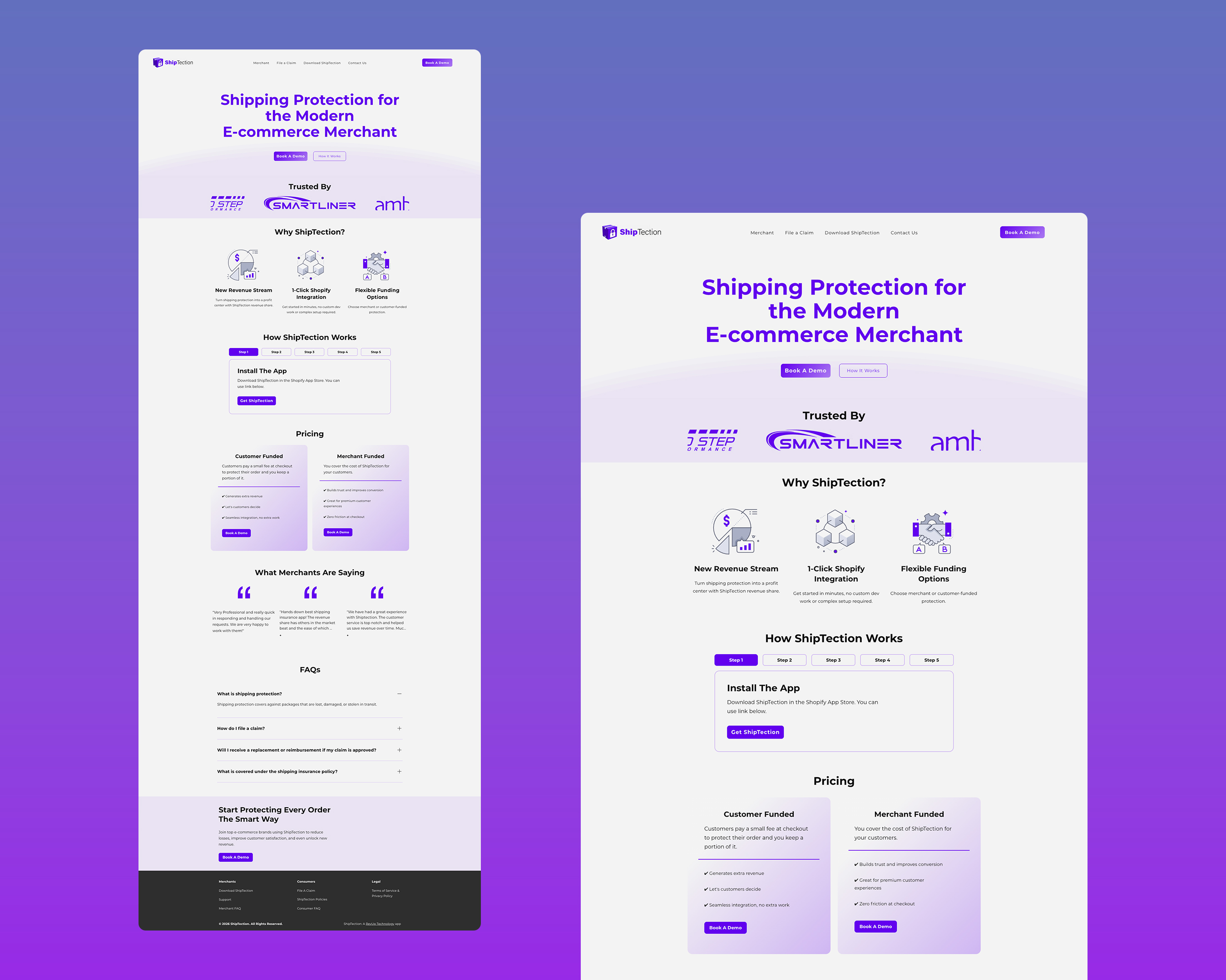 ShipTection Website Revamp
